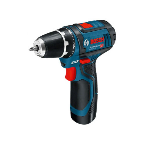 BOSCH GSR 12V-15 2.0Ah х2 kasse