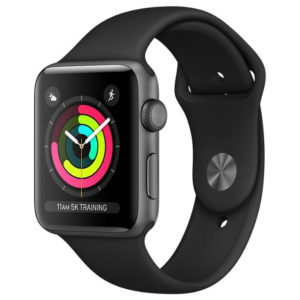 Apple Watch Series 3 38 mm aluminiumskasse med Sport Band Smart Watch
