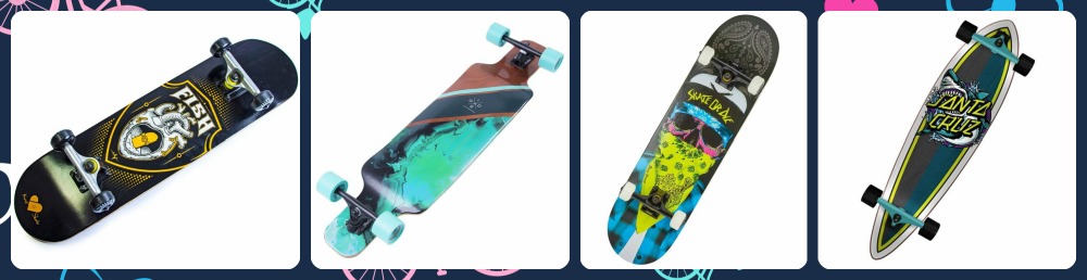 De bedste skateboards og longboards