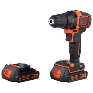 BLACK + DECKER BDCDD186KB Li-Ion 1,54 Ah 18 V х2 kasse 40 Nm
